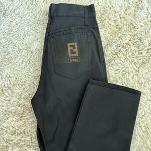 Vintage Fendi black jeans size 26